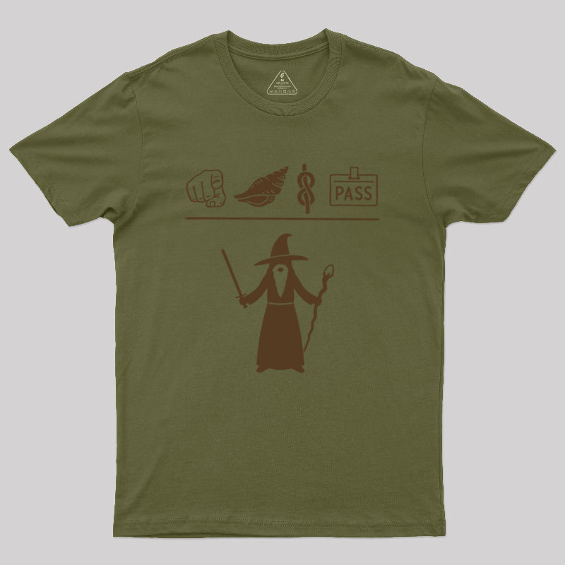 Geeksoutfit Wizard Hieroglyphs Geek T-Shirt for Sale