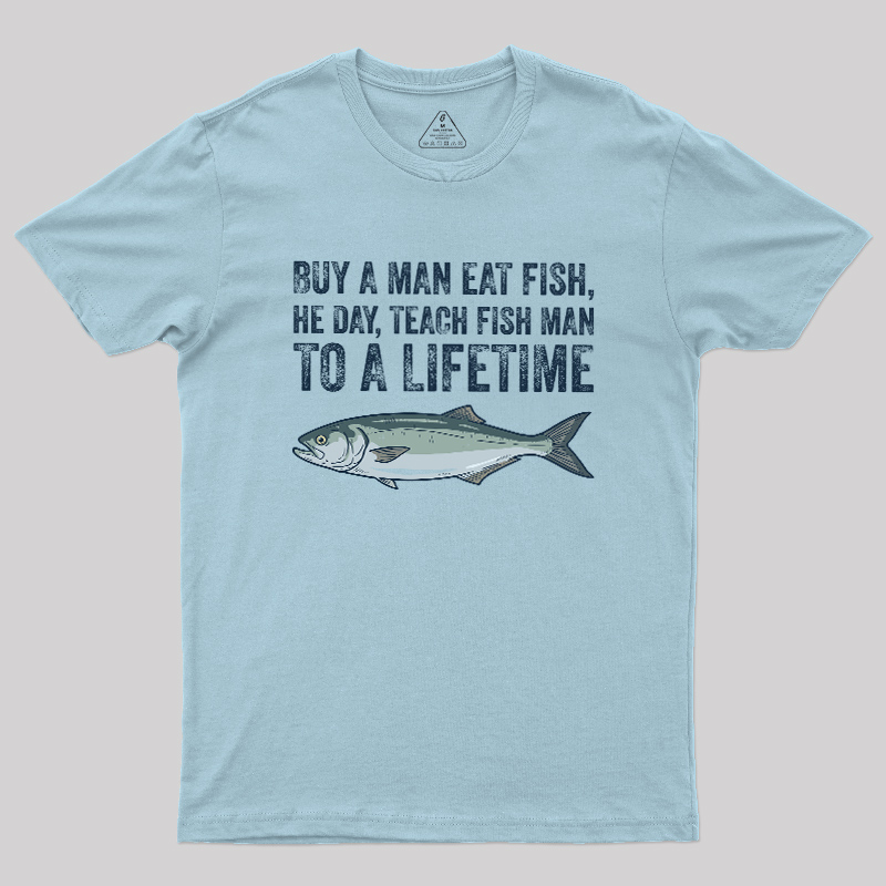 Fish Man Philosophy Geek T-Shirt