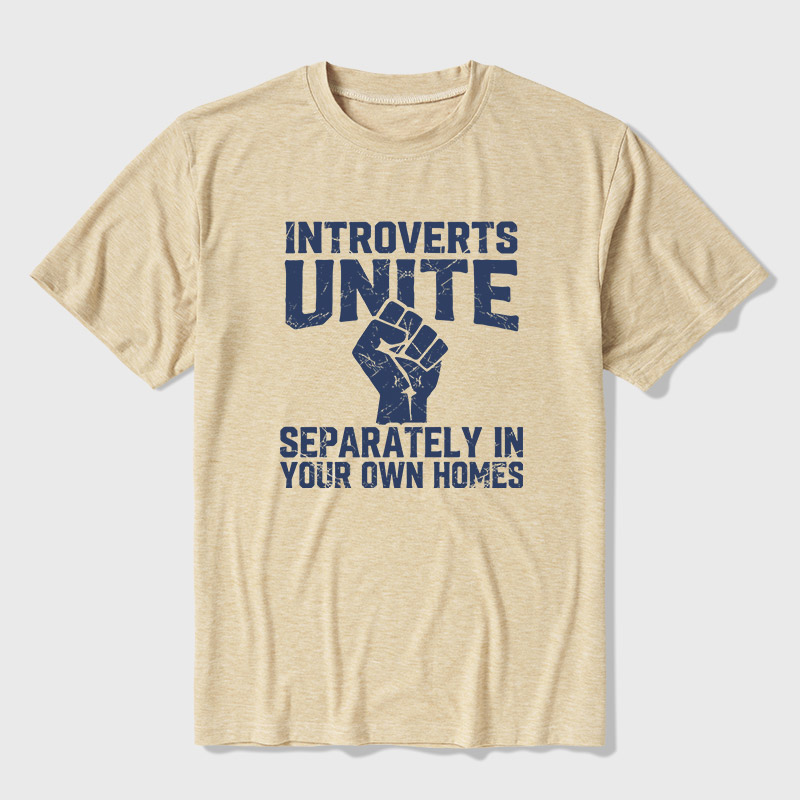 Introverts Unite Ultra Soft Heather Tee