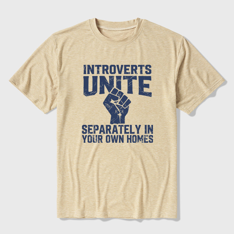 Introverts Unite Ultra Soft Heather Tee