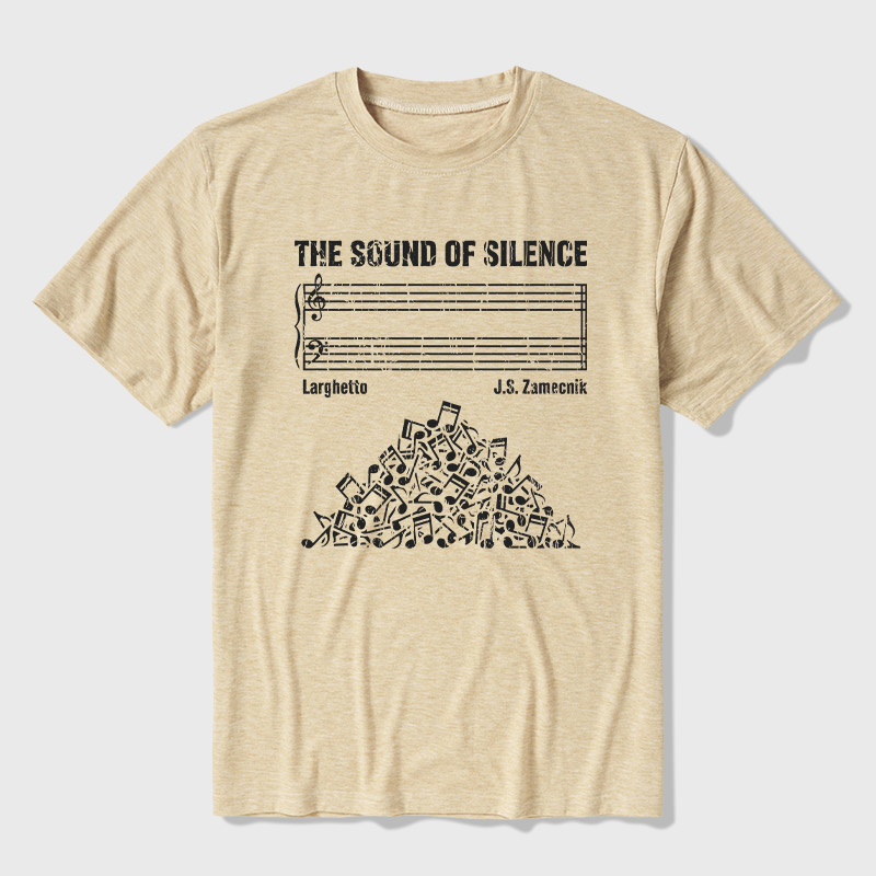 The Sound Of Silence Music Sheets Ultra Soft Heather Tee