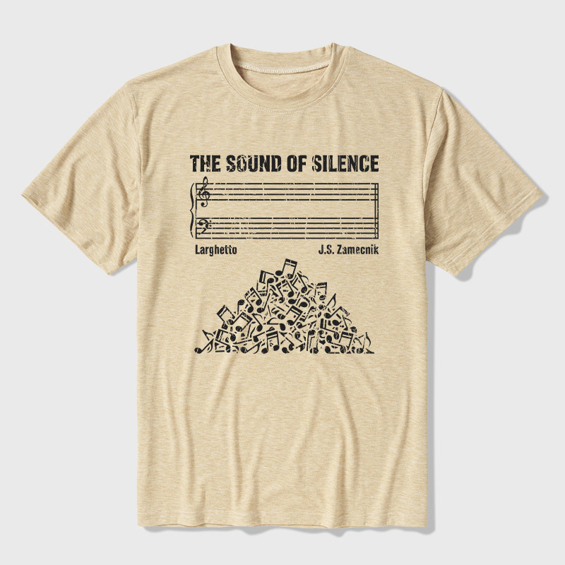 The Sound Of Silence Music Sheets Ultra Soft Heather Tee
