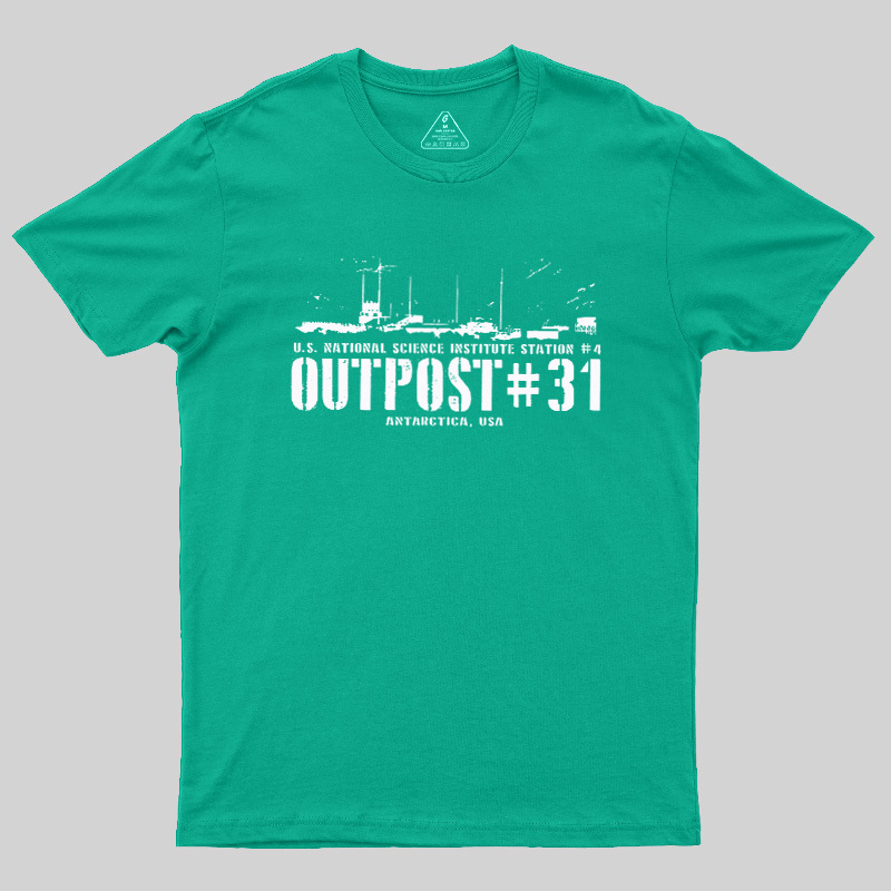 Antarctic Research Station Outpost 31 Style Geek T-Shirt