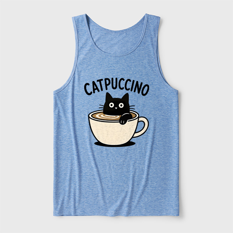 Catpuccino Ultra Soft Heather Tank
