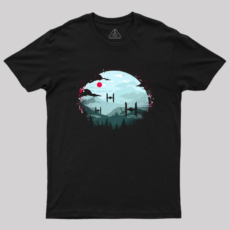 Tie Fighters At Dawn Geek T-Shirt