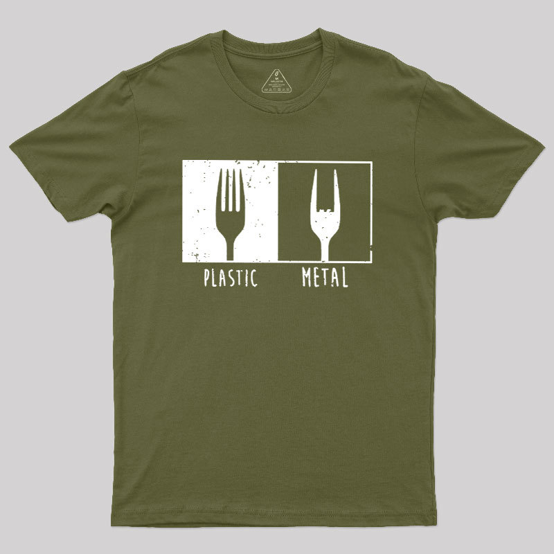 Metal Fork Geek T-Shirt