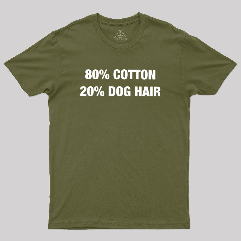 80 Cotton 20 Dog Hair Geek T-Shirt