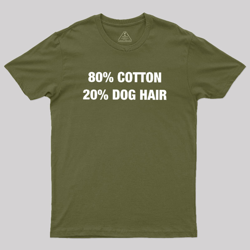 80 Cotton 20 Dog Hair Geek T-Shirt