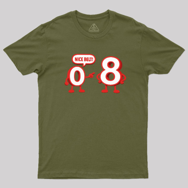 Nice Belt, 8! Geek T-Shirt
