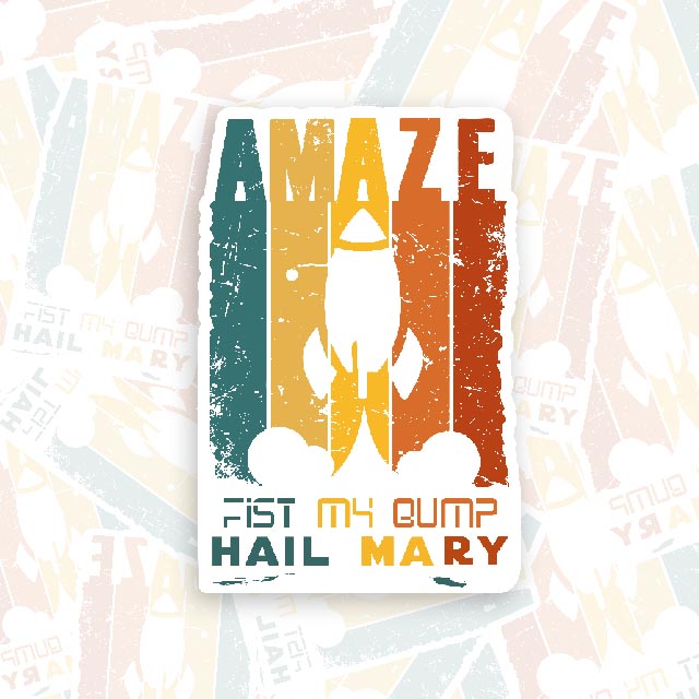 Project Hail Mary Classic Geek Sticker