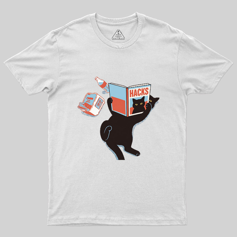 Cat Hacks Geek T-Shirt