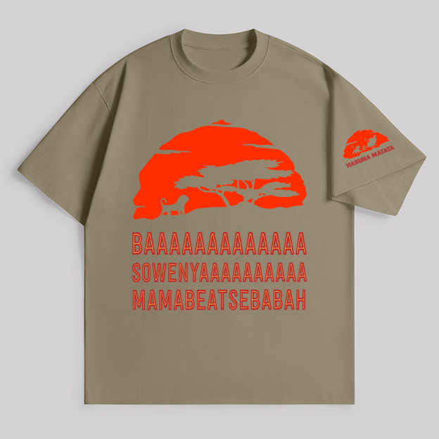 Baaa Sownyaaa Mamabeatsebabah Unisex Oversized T-shirt
