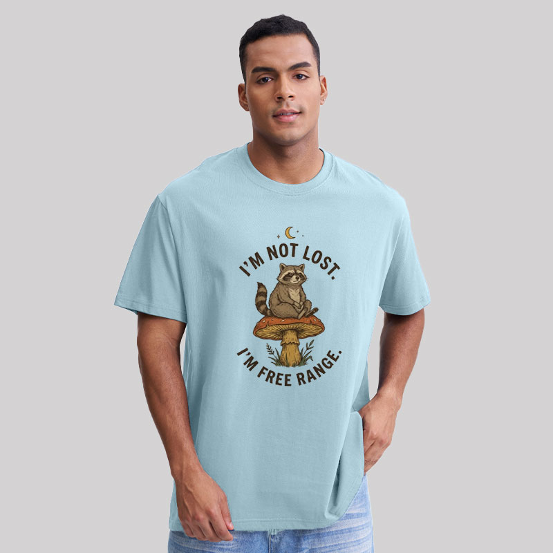 Free Range Raccoon Geek T-Shirt