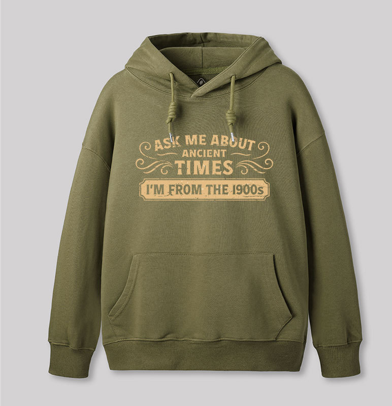 Ask Me About Ancient Times Geek Hoodie