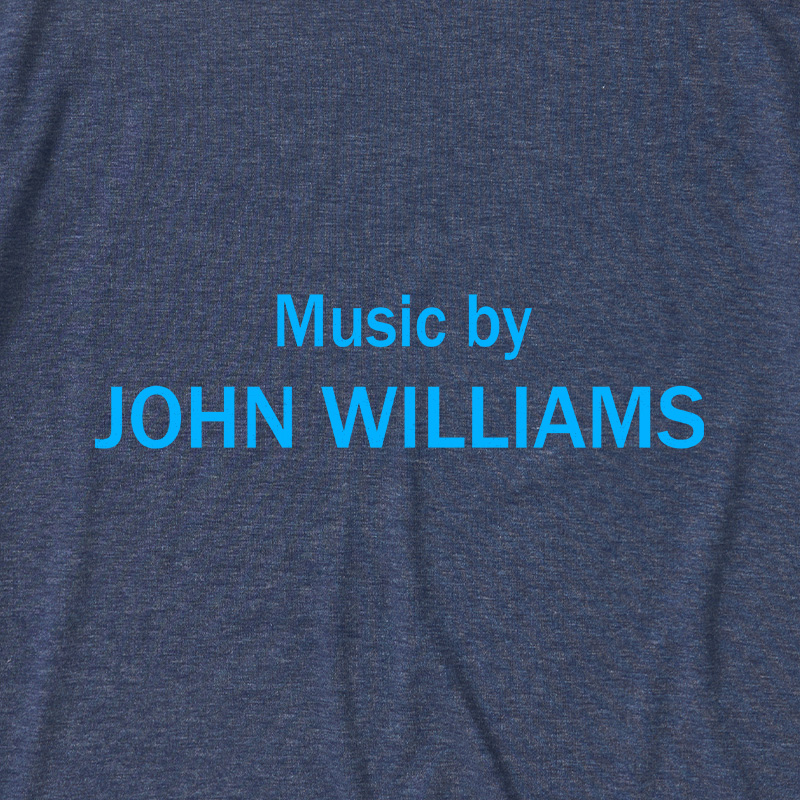 Music by John Williams Ultra Soft Heather Tees