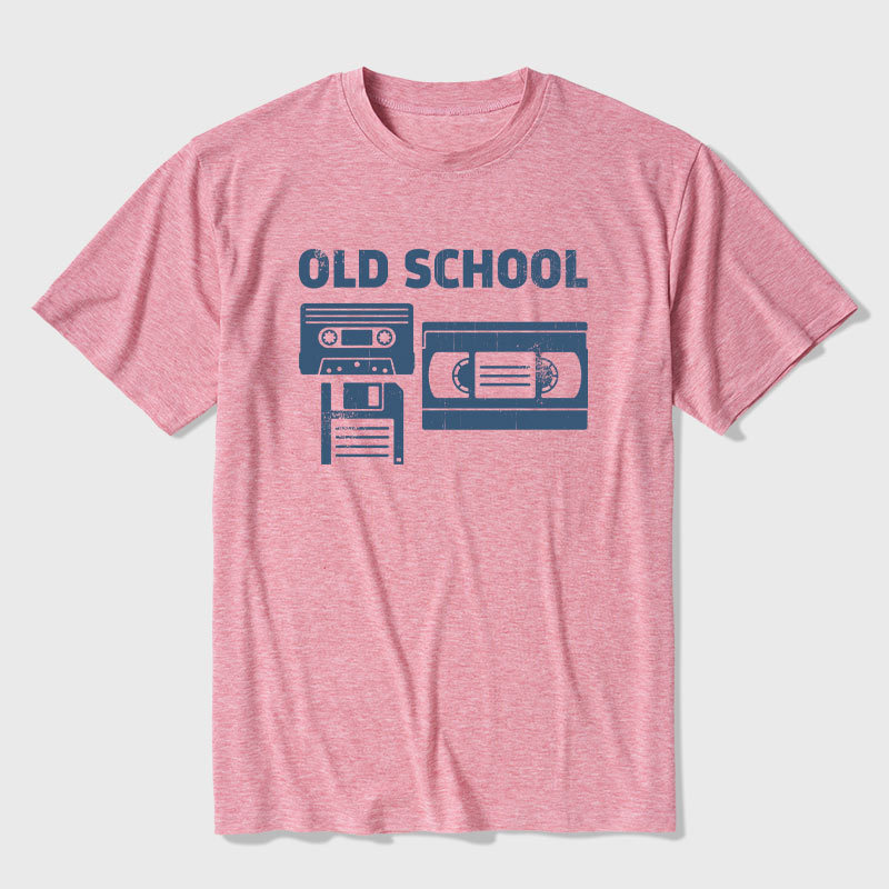 Old School Ultra Soft Heather Tee
