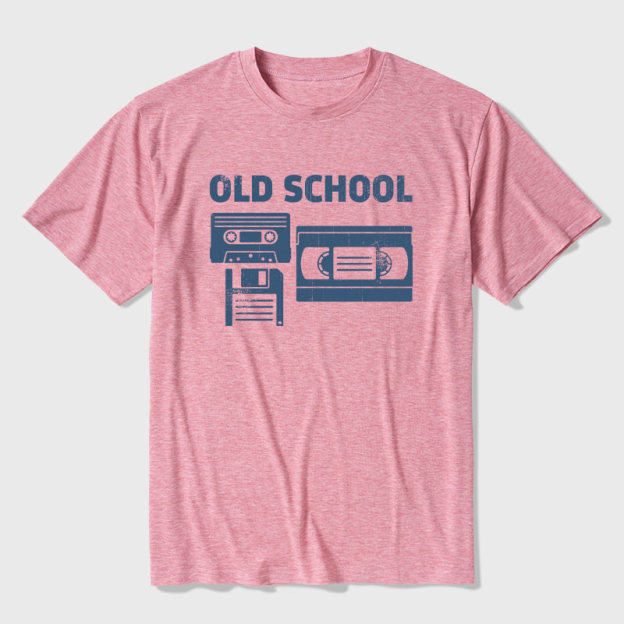 Old School Ultra Soft Heather Tee