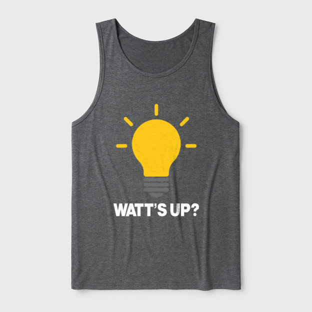 Watt's Up Ultra Soft Heather Tank