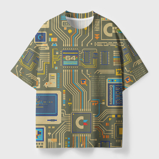 Commodore 64 Geek All-Over Print T-Shirt