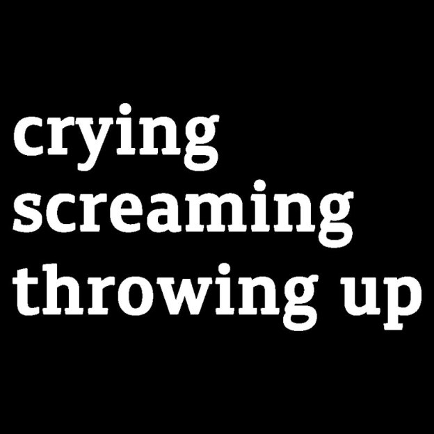 Crying Screaming Throwing Up Geek T-Shirt