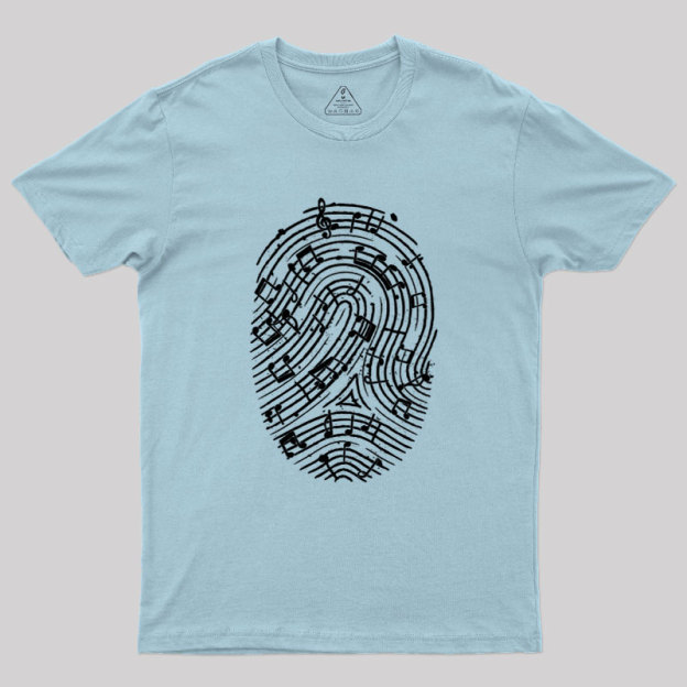 Musical Fingerprint Geek T-Shirt