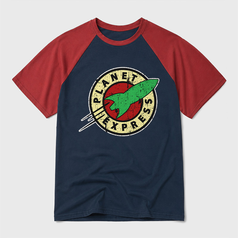 Planet Express Geek Retro Raglan T-Shirt