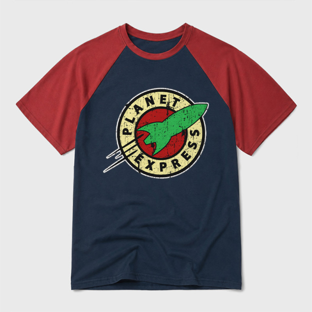 Planet Express Geek Retro Raglan T-Shirt