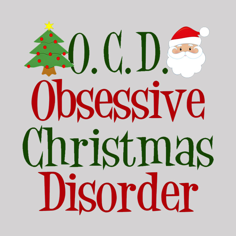 Cute Obsessive Christmas Disorder Geek T-Shirt