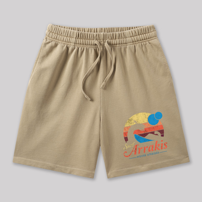 Visit Arrakis Geeky Washed Shorts