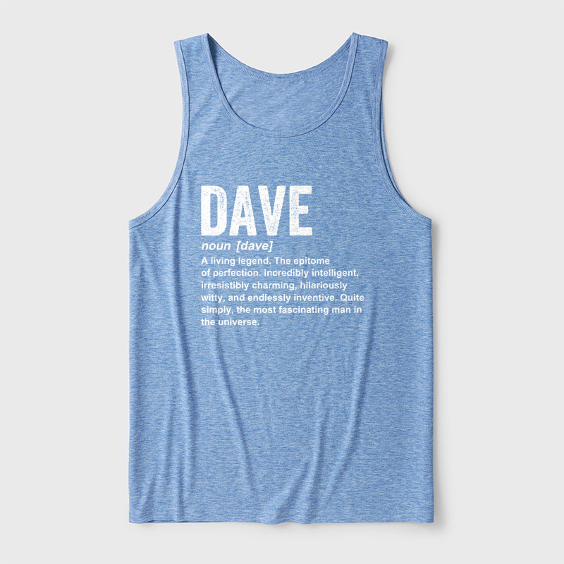 Dave Definition Ultra Soft Heather Tank