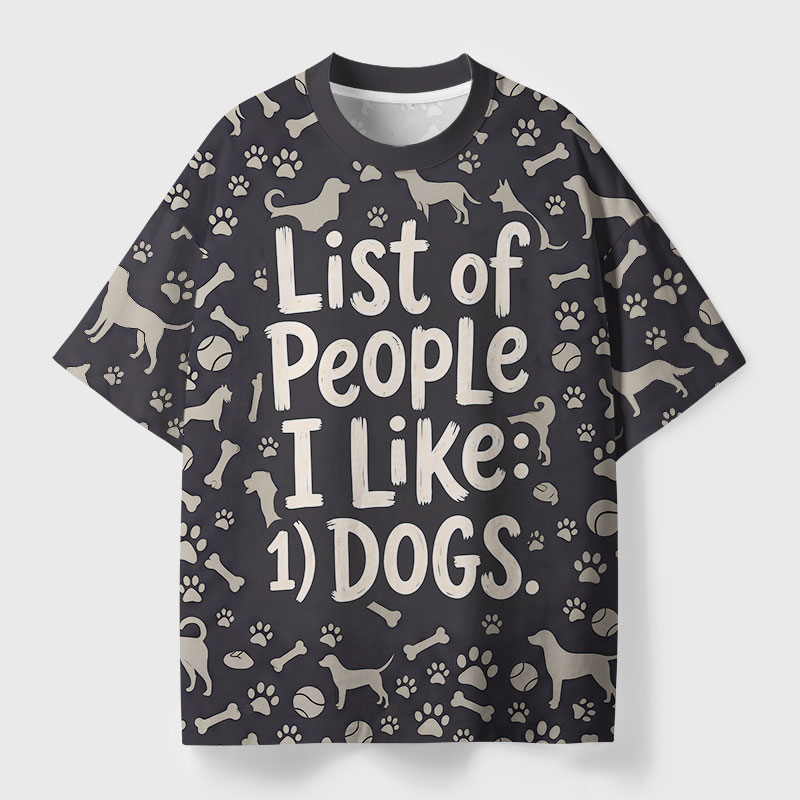 Dog Over People Club Geek All-Over Print T-Shirt