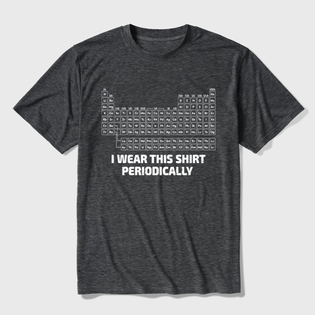 I Wear This Shirt Periodically Ultra Soft Heather Tee