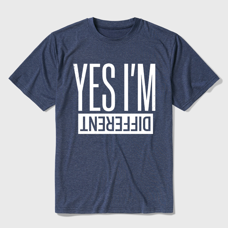 Yes I'm Different Ultra Soft Heather Tee