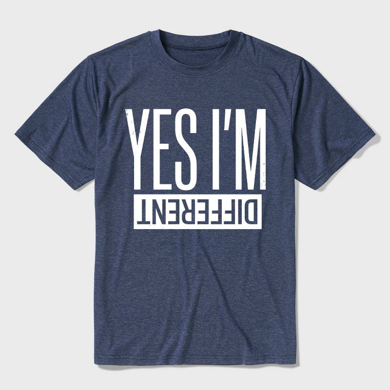 Yes I'm Different Ultra Soft Heather Tee