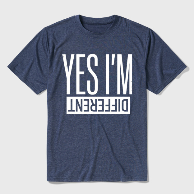 Yes I'm Different Ultra Soft Heather Tee