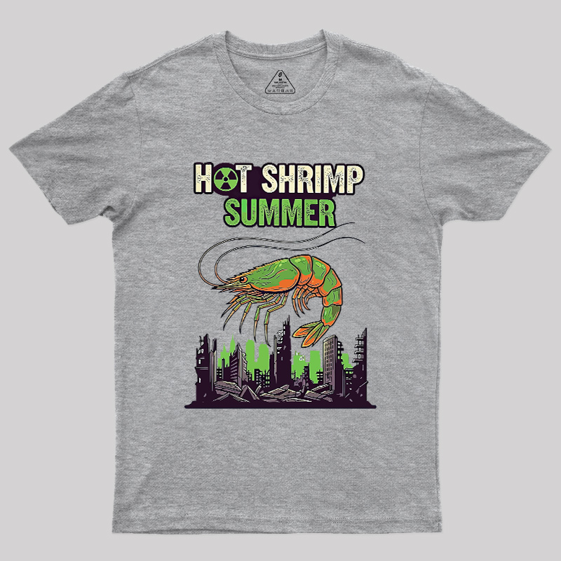 Hot Shrimp Summer Funny Radioactive Geek T-Shirt