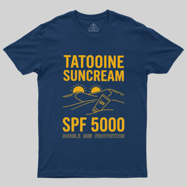 Two-Sun Desert Sunscreen Geek T-Shirt