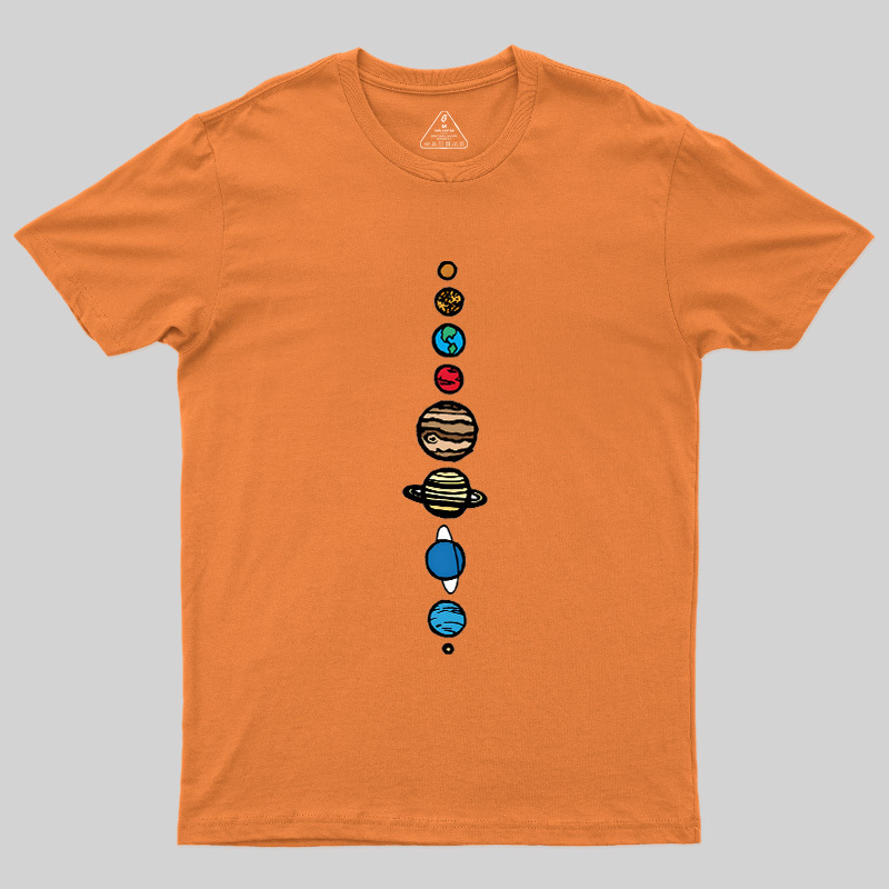 Space Nerd Planets Geek T-Shirt