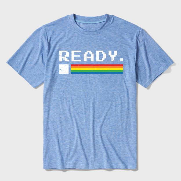 Commodore 64 Ready Ultra Soft Heather Tee