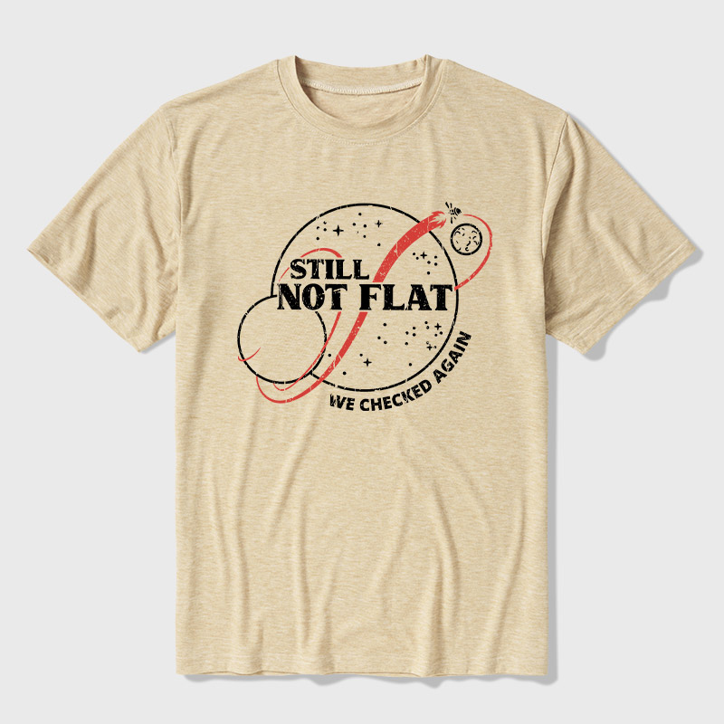 Still Not Flat Ultra Soft Heather Tee
