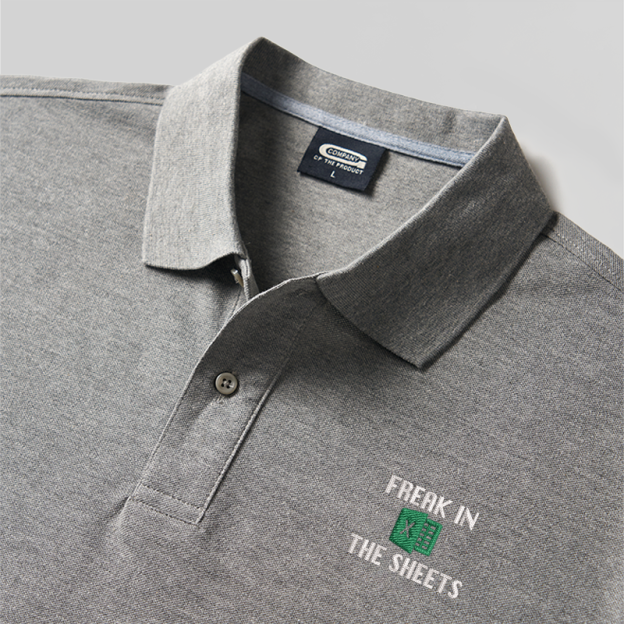 Freak In The Sheets Geek Embroidered Polo Shirt