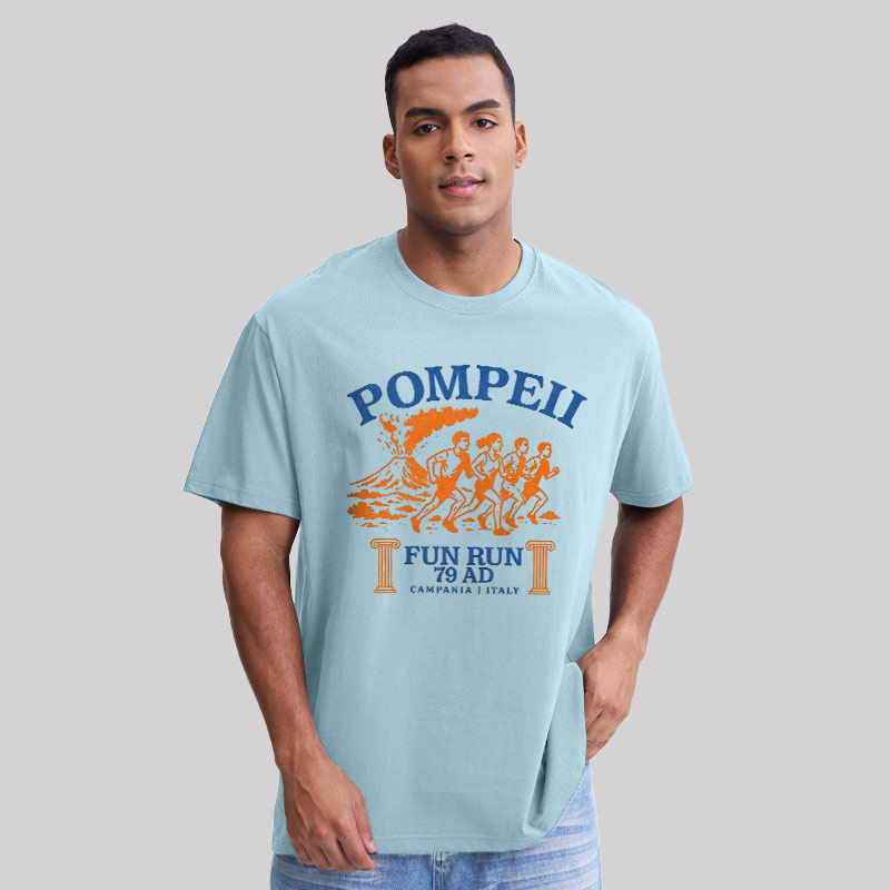 Pompeii Fun Run 79 AD Geek T-Shirt