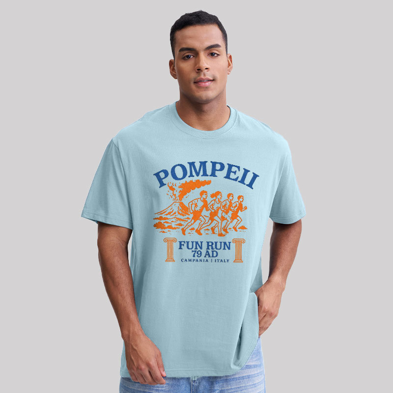 Pompeii Fun Run 79 AD Geek T-Shirt