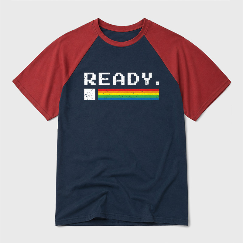 Commodore 64 Ready Raglan T-shirt