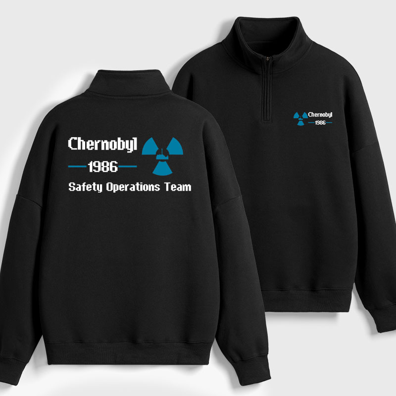 Chernobyl 1986 Geek Fleece Quarter-Zip Pollover