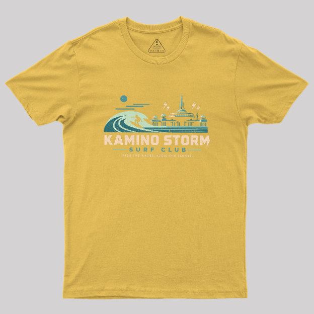 Galactic Stilt City Surfing Club Geek T-Shirt