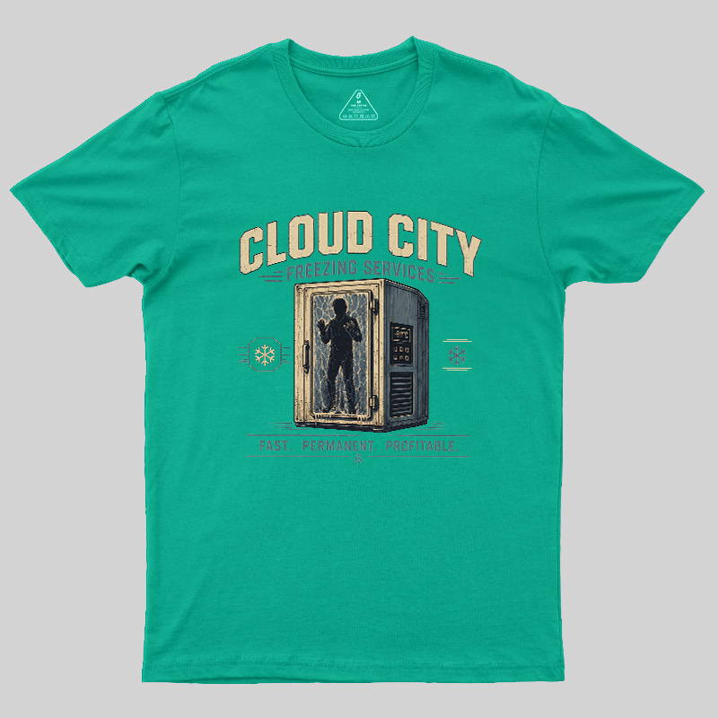 Cloud City Freezing Services Geek T-Shirt