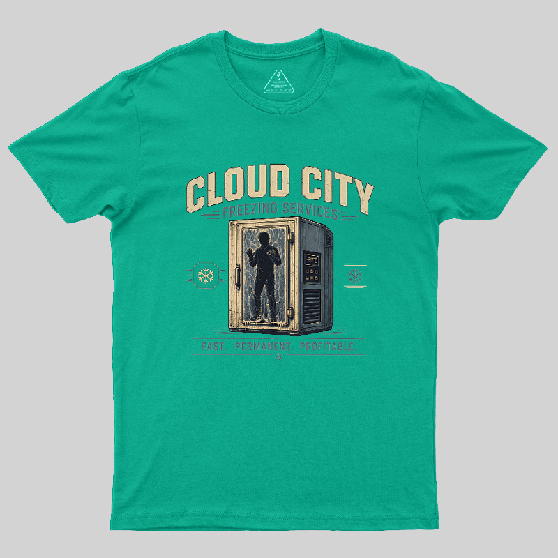 Cloud City Freezing Services Geek T-Shirt
