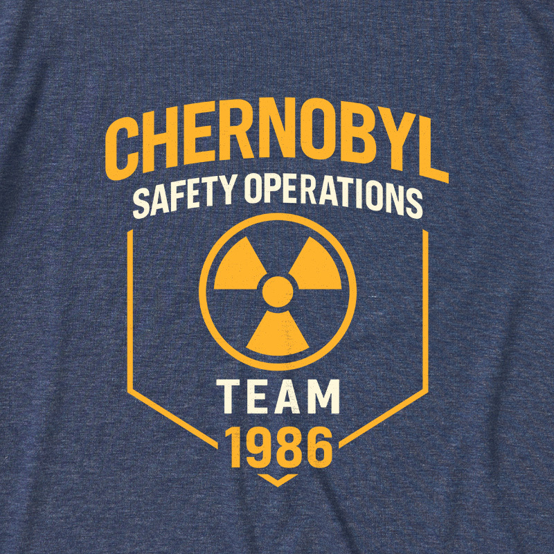 Chernobyl 1986 Safety Operations Team Ultra Soft Heather Tee