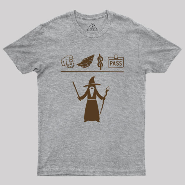 Wizard Hieroglyphs Geek T-Shirt